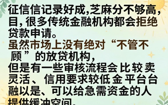 网贷最新黑口无视芝麻分，细致阐述五个无视一切的网贷口子