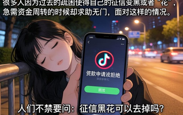 征信黑花了能消除么吗抖音，整理5个手机和身份证快速借钱app