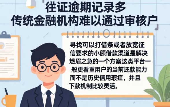 通过打借条下款的口子，详尽说明五个逾期太多能下款平台