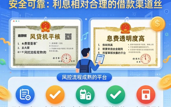 在哪里借钱安全利息低一点，理出五个极速审核的网贷软件