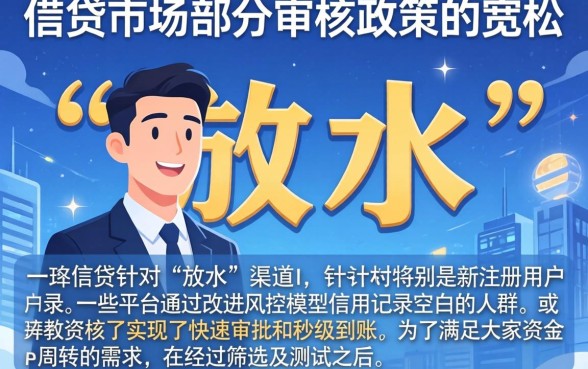放水的贷款口子最新，细致阐述5个新号易贷速审秒下款app
