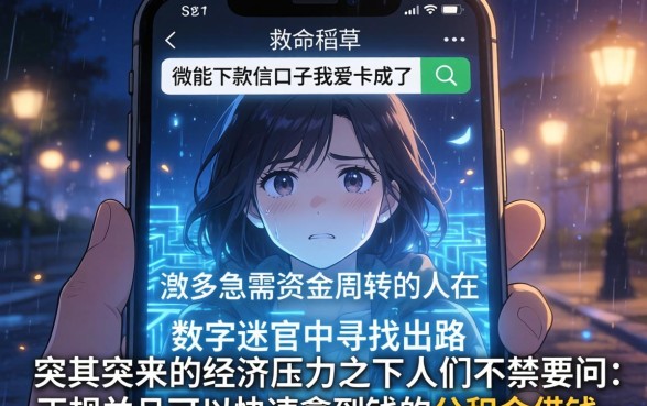微信能下款的口子我爱卡，深入剖析5个公积金借钱口子