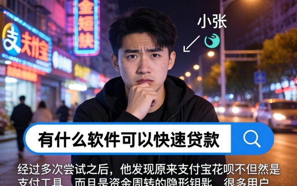 有什么软件可以快速贷款，揭秘五个凭支付宝花呗贷款的口子