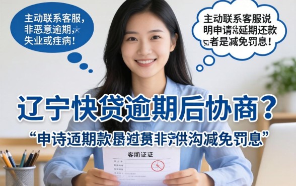 辽宁快贷逾期要如何协商，筛选5个网贷无视不查征信口子