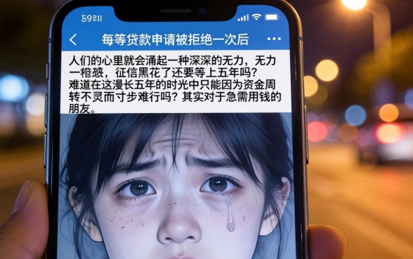 征信黑花了还需要等5年吗，概括五个20岁可以借钱平台不查征信的口子