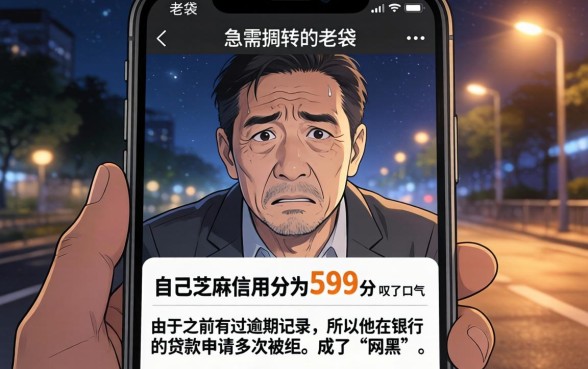 芝麻信用分599借款，详尽说明五个黑户可快速办理小额贷款业务的口子