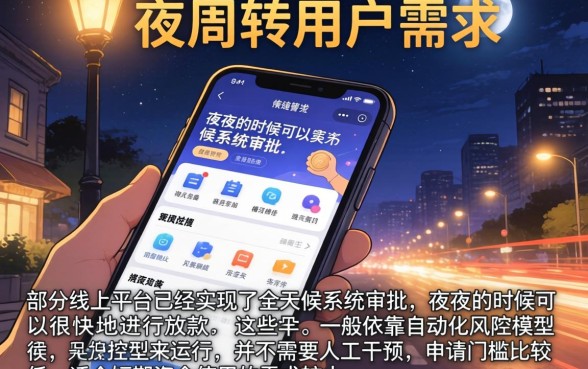夜间能下款的口子2026，细致阐述5个借款口子最容易下软件