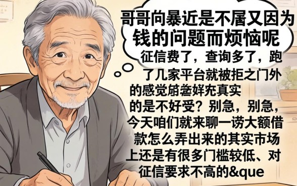 借款大额口子怎么弄的，精选5个征信花了能网贷的软件