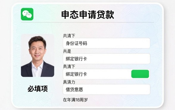 微信贷款需要身份证号码，遴选5个1000至5000的小额贷款口子