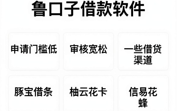 鲁口子借款软件怎么样，胪列五个低门槛不查征信的平台