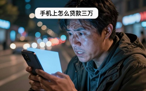 手机上如何贷款3万元，胪列5个12月能贷款的软件