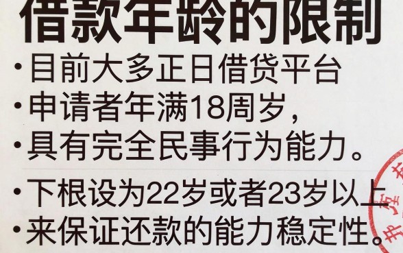 多大年龄可以借款,甄选5个芝麻分负面借款的口子
