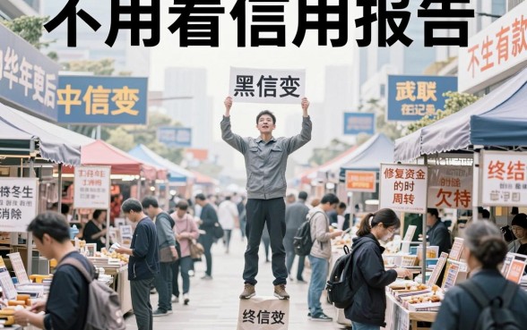 征信黑花了会会黑花一辈子吗，胪列5个真正不查征信的贷款app