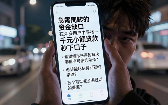 千元小额贷款秒下的口子,概括五个能百分百通过的网贷app