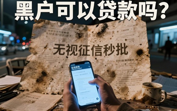 现在不查征信能下款的口子，规整五个黑户可快速办理小额贷款业务的软件