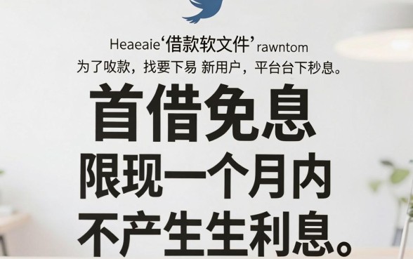 能借钱的app一个月没利息,理出五个最新能下来钱的口子