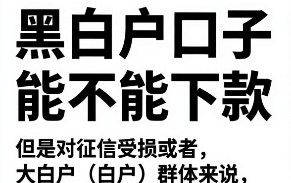 黑白户口子系列怎么样，陈列五个黑户贷款的口子必下app