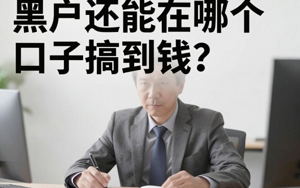 现在黑户在哪个口子能贷下钱来，理出五个714无视逾期秒下的app