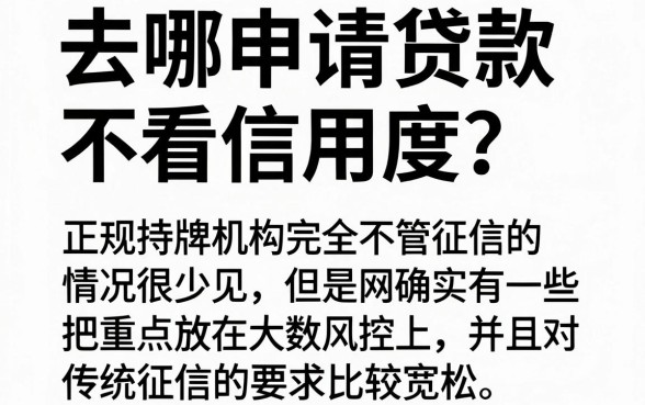 去哪申请贷款不看信用度呢，深入剖析5个借款快的网贷软件