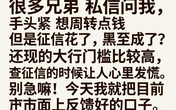 现在好下速度快的口子,归集五个黑户下款平台
