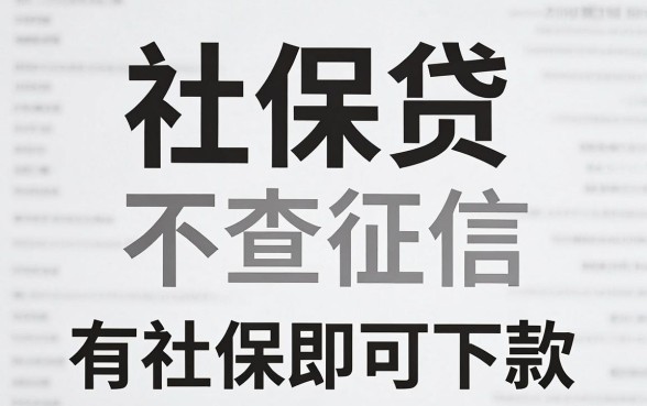 社保贷不查征信口子,归集五个轻松借款无征信记录的软件