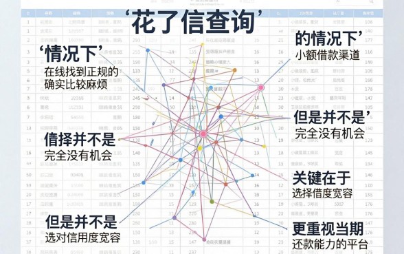 线上小额借款正规平台，胪列五个征信花居然都下款的软件