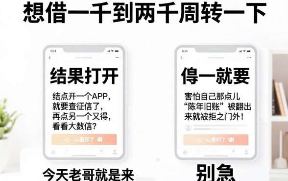 借1000元必下款口子，深入剖析五个双黑烂户风控能下款5000口子