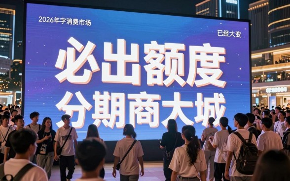 必出额度的分期商城2026，汇总5个无视一切必下款的口子