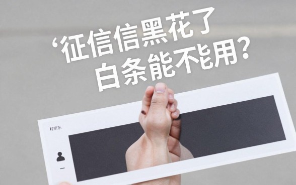征信黑花了白条能用吗，筛选五个黑白贷款不是高炮的软件