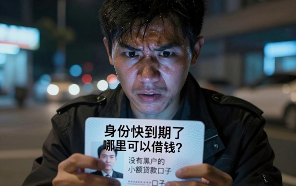 身份证快到期不能办理贷款，梳理5个无视黑户下款口子名单大全