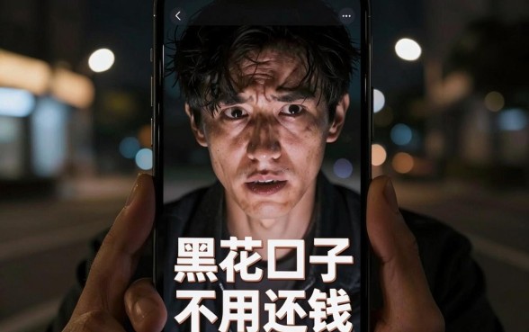 黑花口子真的不用还钱吗，理出5个网黑真正能下款的口子