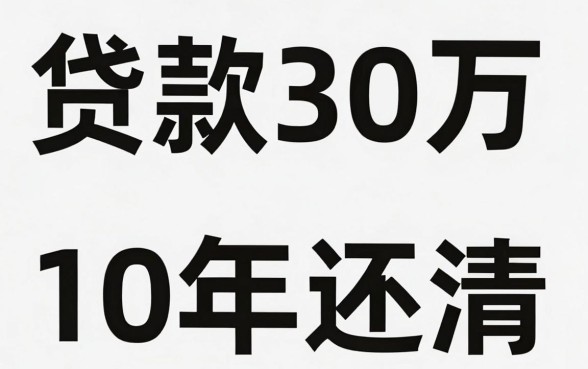 贷款30万10年，揭秘五个无视黑白必下款的网贷软件