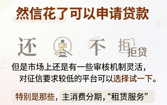 征信花了能申请借款吗，理出五个黑户无条件下款的平台
