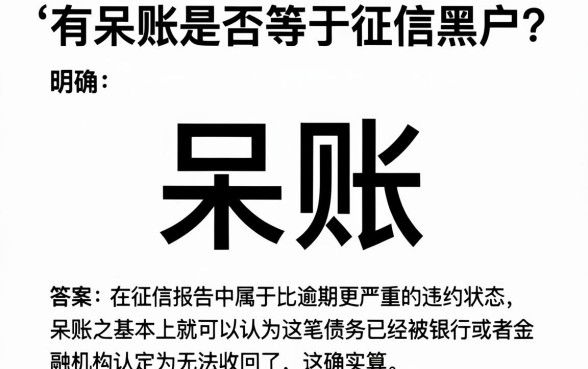 有呆账是征信黑花了吗，精选5个最新网贷口子今日整理这五个口子
