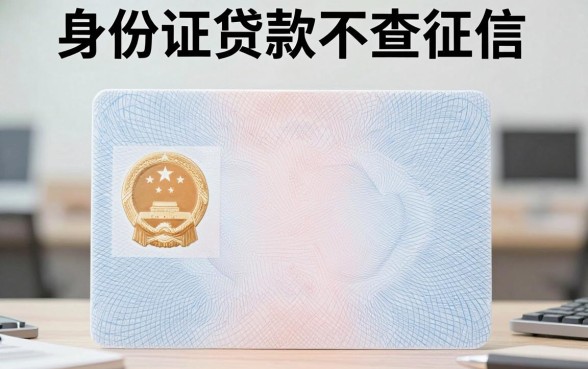 身份证贷款不查征信，揭秘5个无视风控8000必下口子