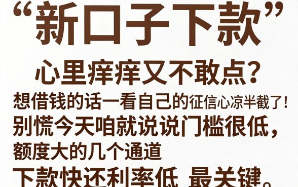 收到的下款新口子短信能用不，概括五个失信人员可以借钱的网贷平台