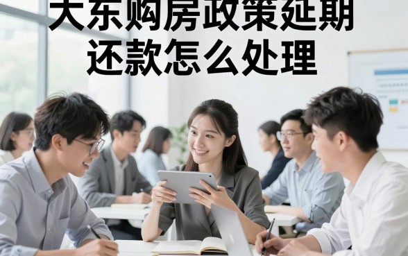 大东购房政策延期还款怎么办，理出5个百分百下款无视黑白户网贷软件