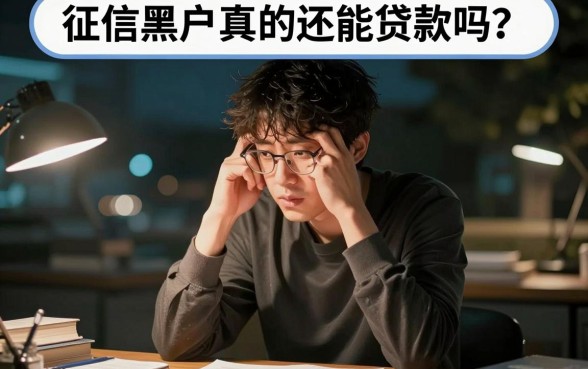 现在黑户能贷款吗，梳理5个征信花了能网贷的平台