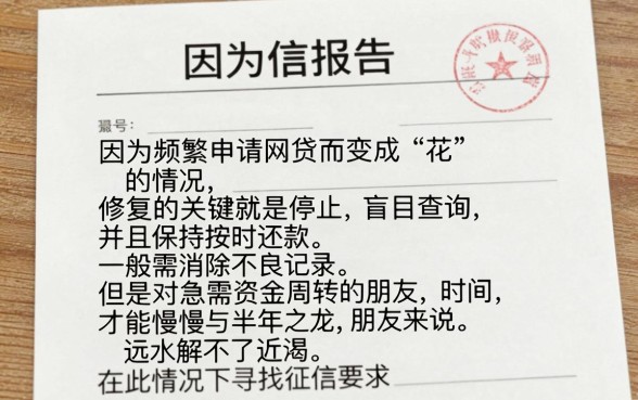 网贷花了征信怎么修复，罗列五个网黑真正能下款的平台