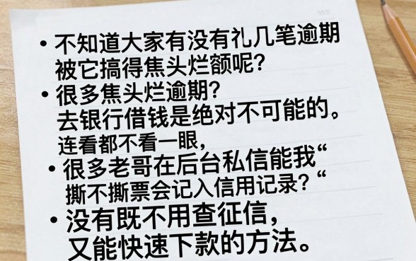 撕不撕票逾期上征信吗，陈列五个无视负债快速下款长期网贷的软件