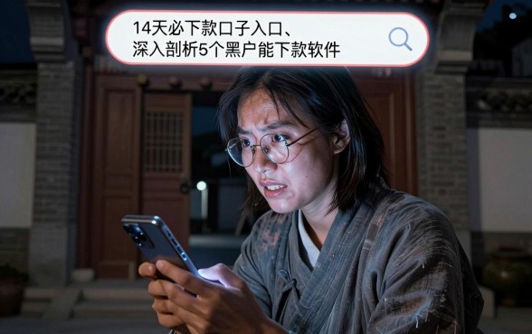 14天必下款的口子入口，深入剖析5个黑户能下款的软件