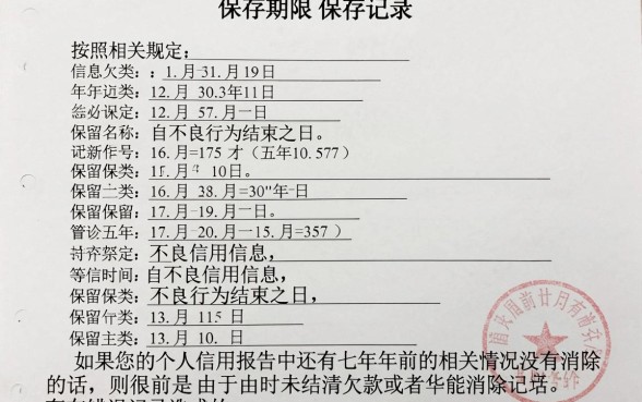 征信怎么还有七年前的记录，整合五个利息低的网贷口子