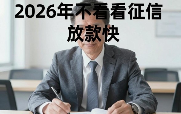 2026不看征信下款快的口子，遴选5个百分百下款无视黑白户网贷口子