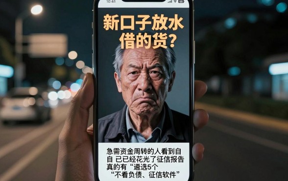 新口子放水借的货，遴选5个不看负债和征信的软件