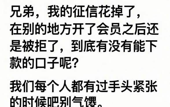 有会员能下款的口子吗，详细阐述5个无视一切的网贷口子