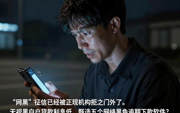 无视黑白户的贷款利息低，甄选5个网黑逾期下款软件