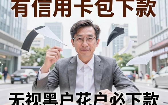 有信用卡包下款的口子，详细阐述5个无视黑户花户必下款口子