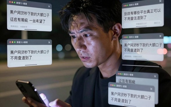 黑户网贷秒下款的大额口子，枚举五个看银行流水的网贷平台
