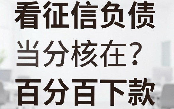 长沙借款口子对接，热忱推荐5个不看征信负债的网贷百分百下款口子