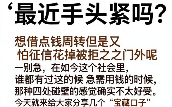 芝麻分和工资流水能贷款的,遴选五个不查征信好下款的网贷app